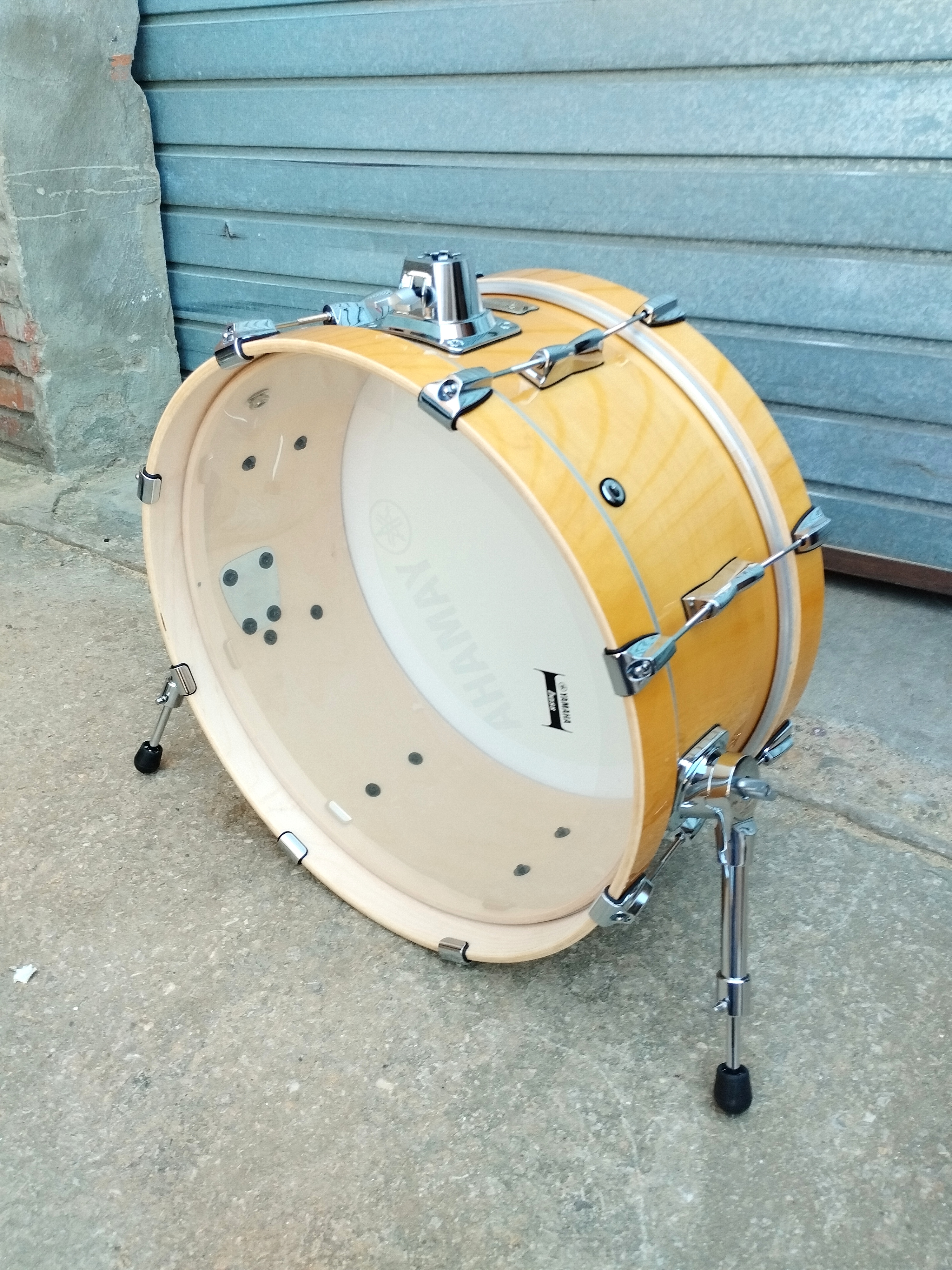 bombo bateria percusion madera clara prof 28 o53 1u